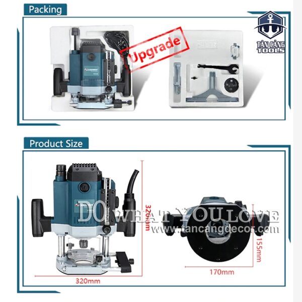 Máy Phay Aoben AT3311B 7 Cấp Cốt 12.7 mm - Ảnh 6