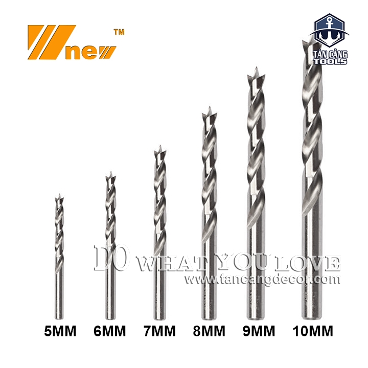 Mũi Khoan Gỗ Wnew 6 mm Chuôi Tròn - 1 Mũi - Ảnh 3