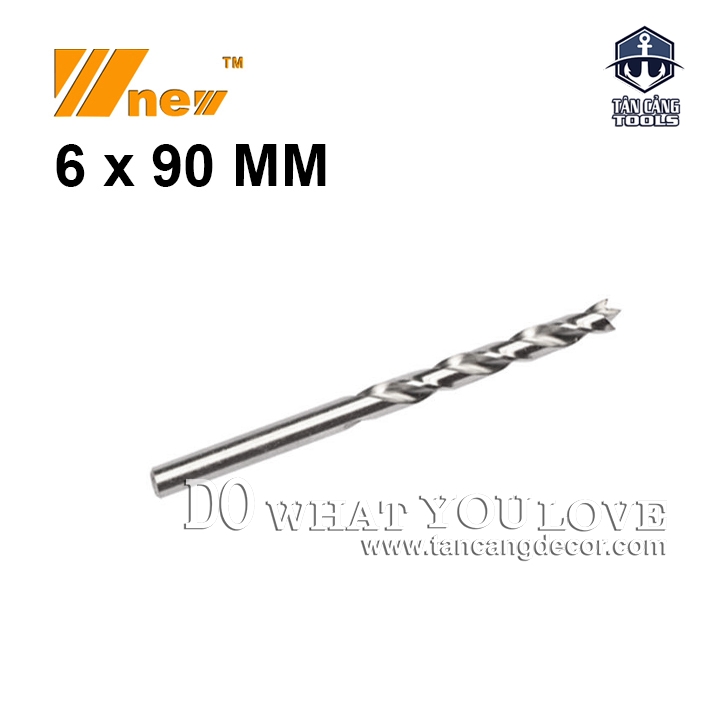 Mũi Khoan Gỗ Wnew 6 mm Chuôi Tròn - 1 Mũi - Ảnh 2