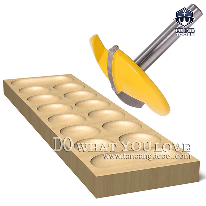 Mũi Router Đánh Pano Cung Tròn Bản 44 mm Cốt 12.7 mm - Ảnh 11