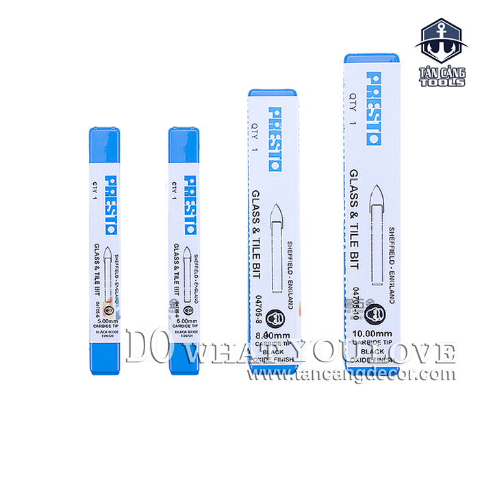 Mũi Khoan Gạch Men, Kính Presto 8 x 74 mm - Ảnh 3