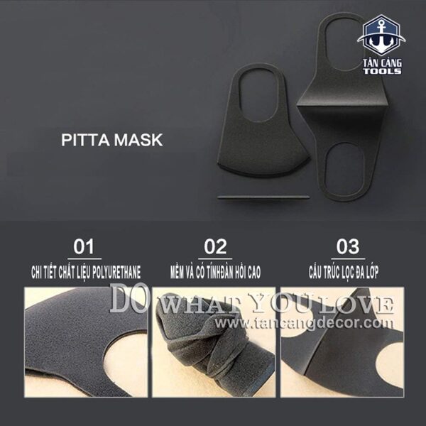 Combo 3 Cái Khẩu Trang Pitta Nhật Bản Không Van Lọc - Ảnh 5