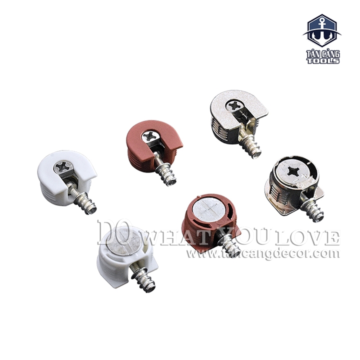 50 Ốc Cam Liên Kết Dạng Ngắn - Màu Nâu - Ảnh 3