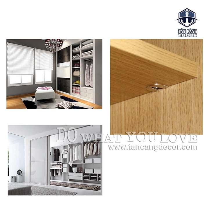 50 Ốc Cam Liên Kết Dạng Ngắn - Màu Nâu - Ảnh 6