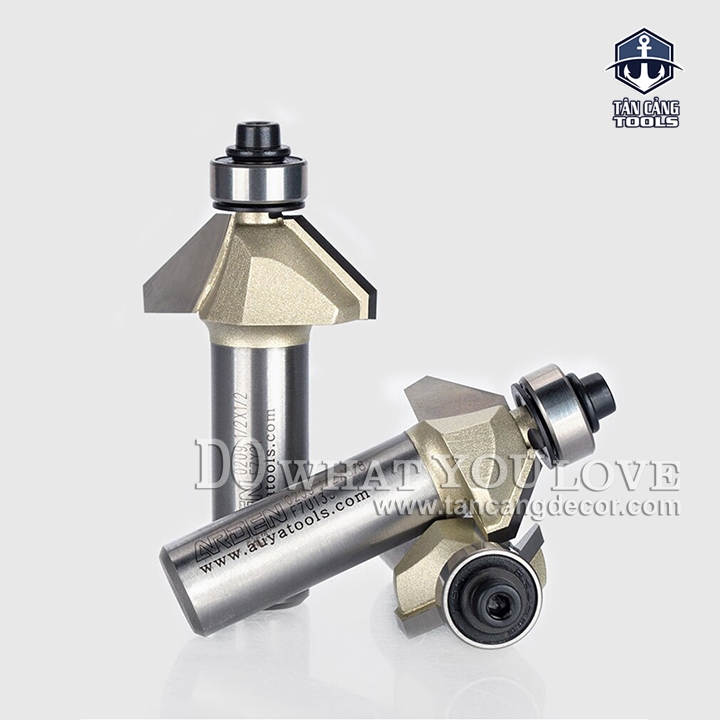 Mũi Router Arden Vát 45 Độ 12.7 mm Cốt 6.35 mm Arden 0209 - Ảnh 4