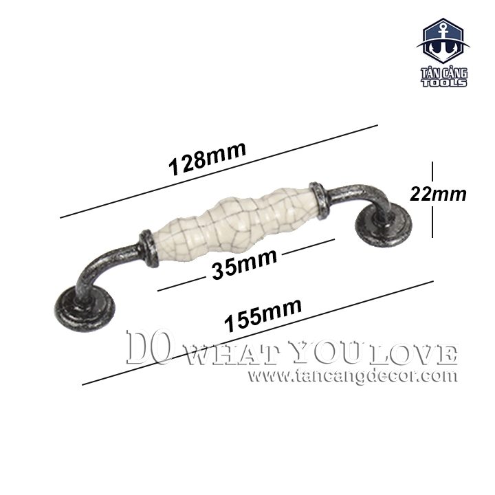 Tay Nắm Sứ Cổ Điển 46 - KT : 15.5cm - Ảnh 3