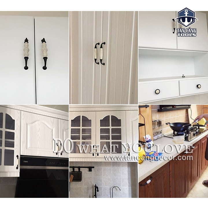 Tay Nắm Sứ Cổ Điển 46 - KT : 15.5cm - Ảnh 5