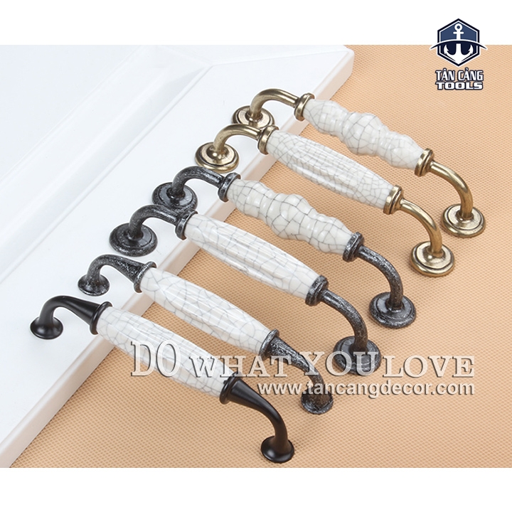 Tay Nắm Sứ Cổ Điển 46 - KT : 15.5cm - Ảnh 2