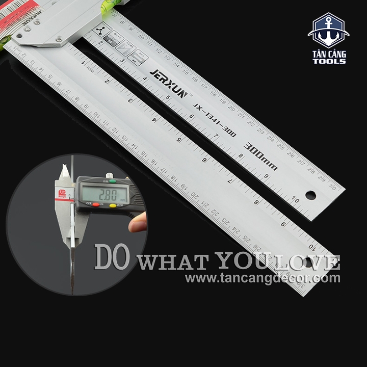 Thước Góc Vuông Nivo Jerxun JX 1341 - 300 - Ảnh 10