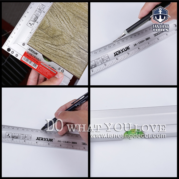 Thước Góc Vuông Nivo Jerxun JX 1341 - 300 - Ảnh 6