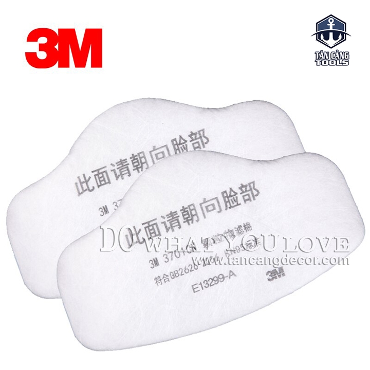 Hộp 10 Bông Lọc Khẩu Trang 3M 3701CN - Ảnh 3