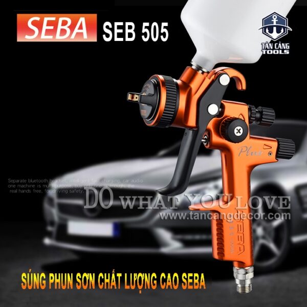 Alternative view of Súng Phun Sơn Seba Plus SEB505 1.3 mm RP 600 cc