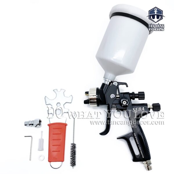 Súng Phun Sơn Seba 8106 1.3 mm - HVLP 600 cc - Ảnh 6