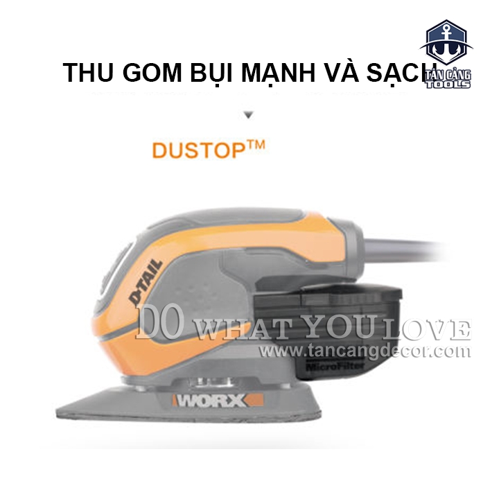 Máy Chà Nhám Rung Tam Giác Worx WX648.1 - Ảnh 11