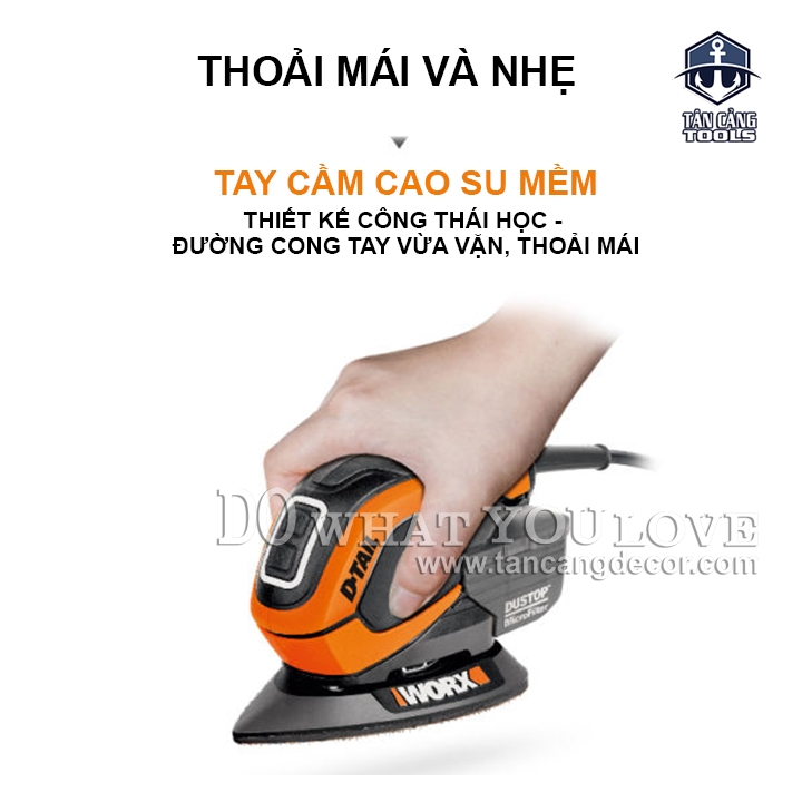 Máy Chà Nhám Rung Tam Giác Worx WX648.1 - Ảnh 12