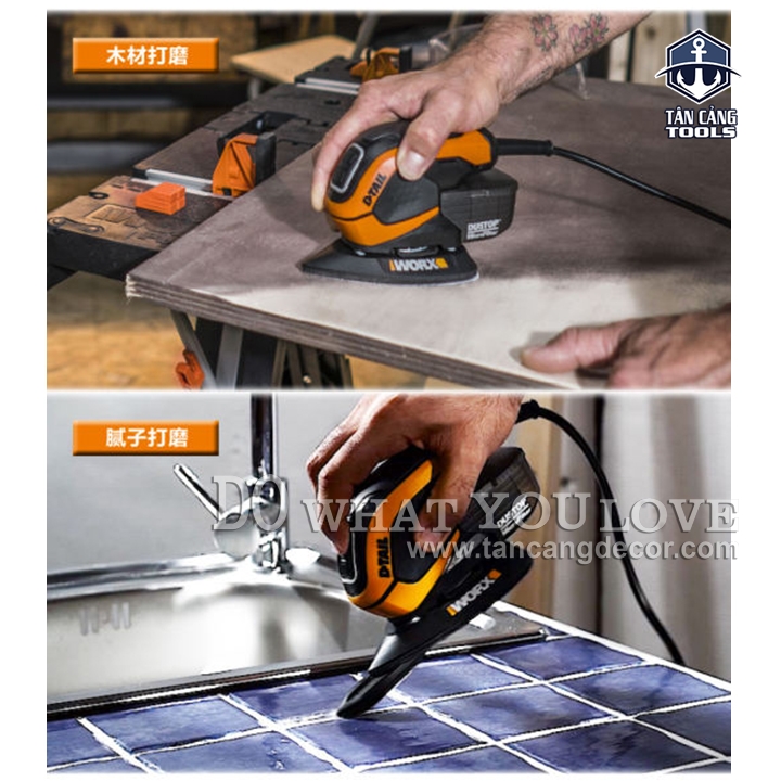 Máy Chà Nhám Rung Tam Giác Worx WX648.1 - Ảnh 8