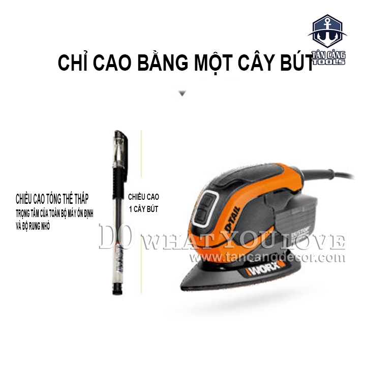 Máy Chà Nhám Rung Tam Giác Worx WX648.1 - Ảnh 10