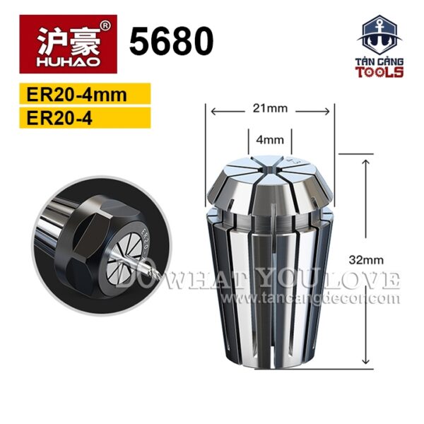Collet CNC Huhao 5680 ER20 4 mm