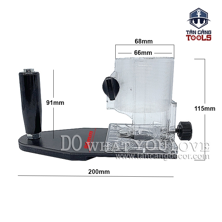 Cử Gọt Cạnh Chỉ Dành Cho Máy Phay Cốt 6.35 mm - Ảnh 3