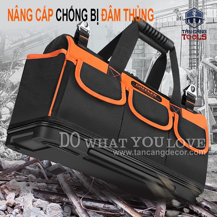 Túi Đựng Đồ Nghề Chống Thấm Nước 20 Inches Đế Đúc Greener - Ảnh 10