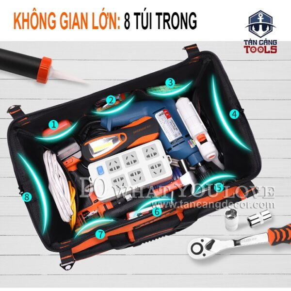 Alternative view of Túi Đựng Đồ Nghề Chống Thấm Nước 20 Inches Đế Đúc Greener