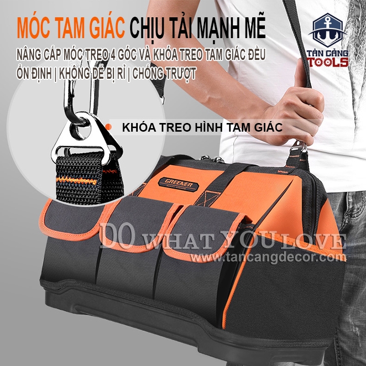 Túi Đựng Đồ Nghề Chống Thấm Nước 20 Inches Đế Đúc Greener - Ảnh 4