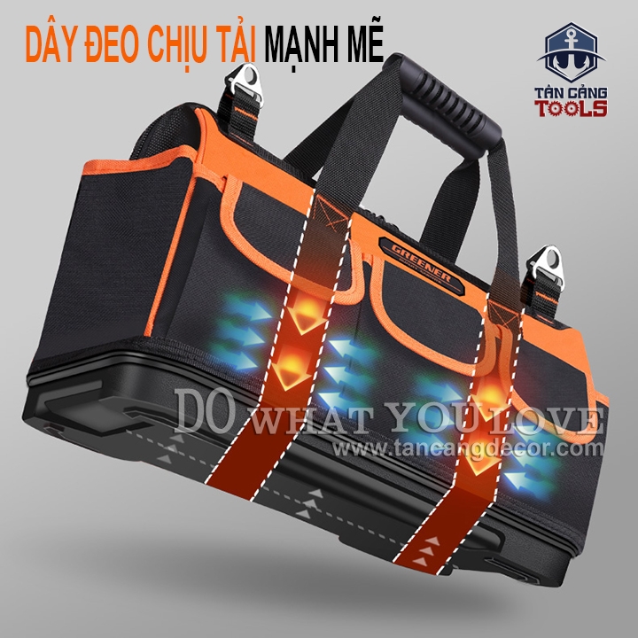 Túi Đựng Đồ Nghề Chống Thấm Nước 20 Inches Đế Đúc Greener - Ảnh 5