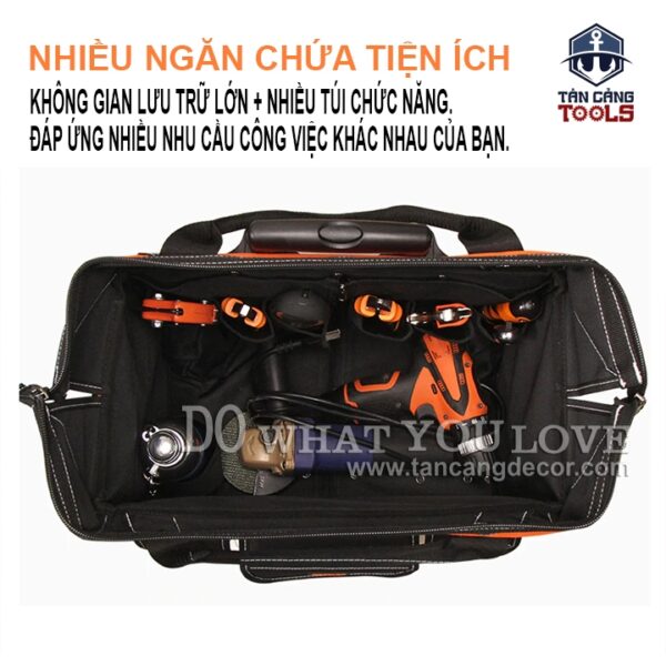Túi Kéo Đựng Đồ Nghề Chống Thấm Nước 19 Inches Đế Đúc Greener - Ảnh 10