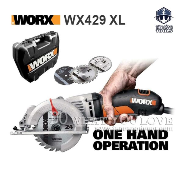 Máy Cắt Cầm Tay Đa Năng WORX WX429 XL 400W 120MM