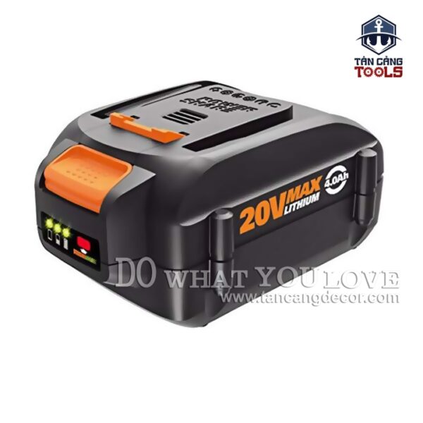 Pin Li-ion WORX WA3553 20V 4.0Ah - Ảnh 5