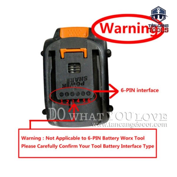 Sạc Pin WORX WA3848 20V - Ảnh 5