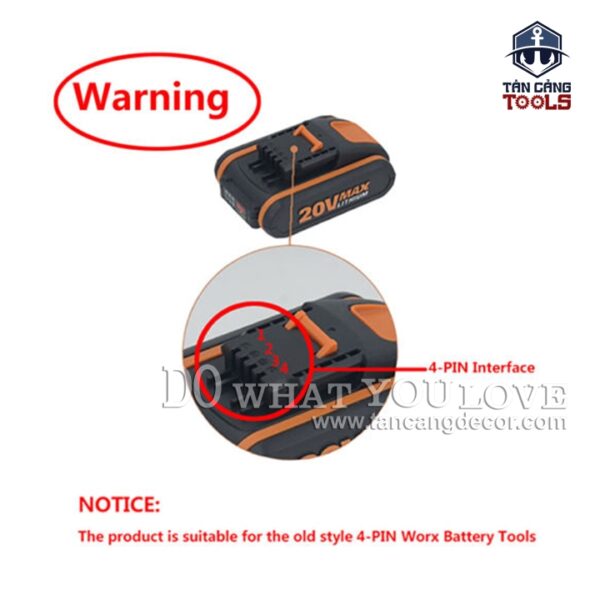 Sạc Pin WORX WA3848 20V - Ảnh 7
