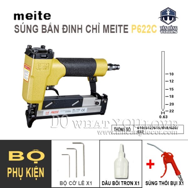Alternative view of Súng Đinh Chỉ - Đinh Đồng Meite PC622C Tặng Súng Thổi Bụi