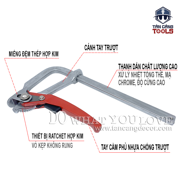 Cảo F Kẹp Nhanh Maxpower 120 x 300 mm - Ảnh 4