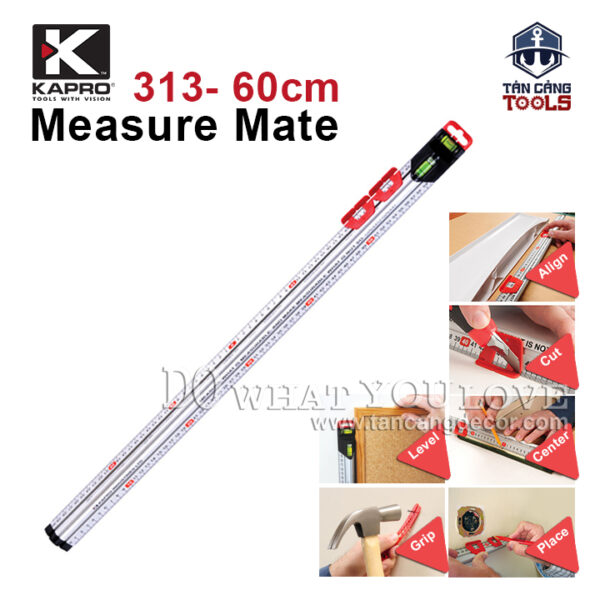 Thước Nivo Lấy Dấu Đa Năng Kapro 313 - 60 cm