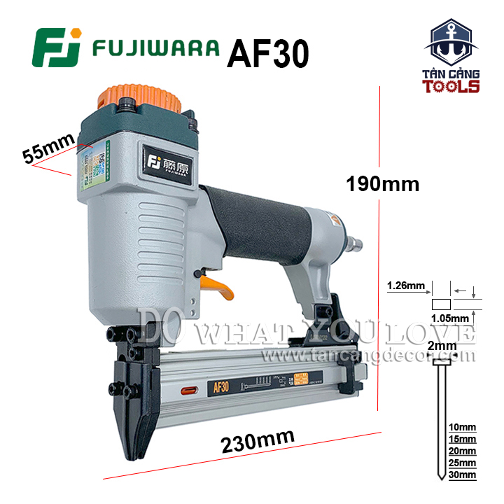 Súng Bắn Đinh Dùng Hơi Fujiwara AF30 - Ảnh 3