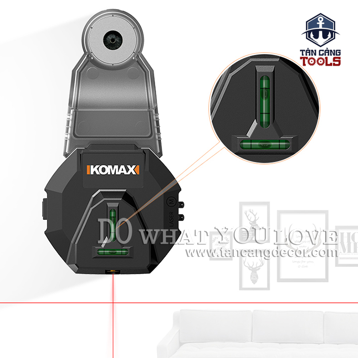 Hộp Thu Bụi Khoan Tường Komax - Có Lazer - Ảnh 6