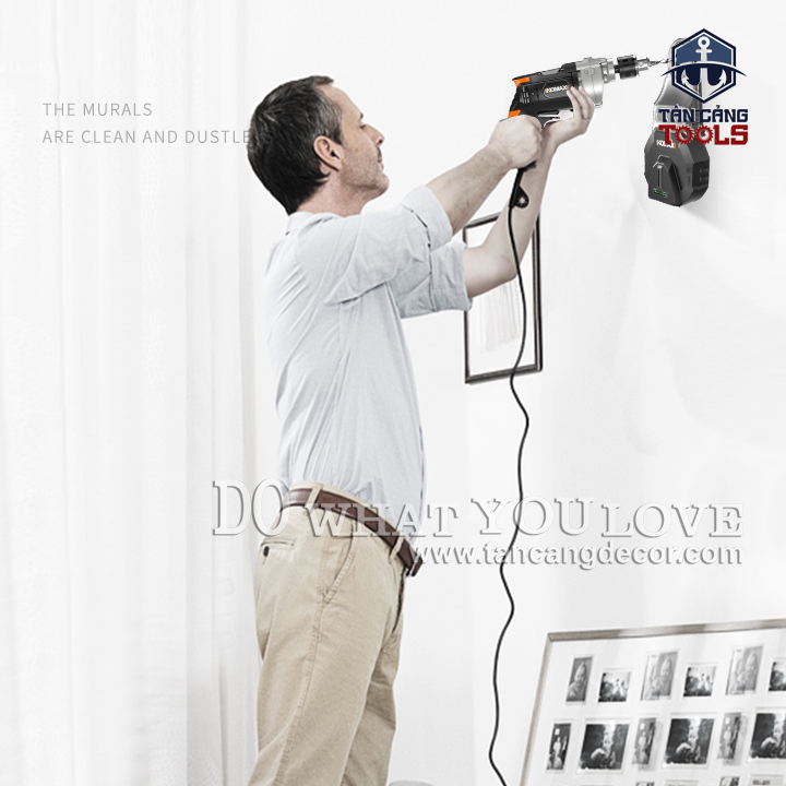 Hộp Thu Bụi Khoan Tường Komax - Có Lazer - Ảnh 7
