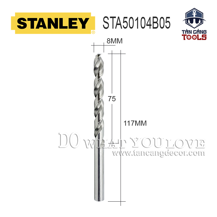 Mũi Khoan Sắt 8 mm Stanley STA50104B05 - Ảnh 2
