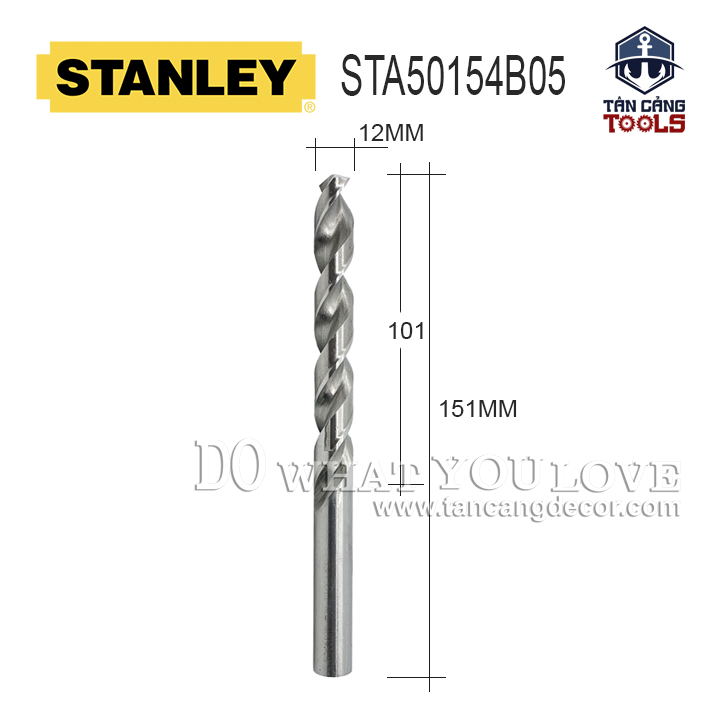 Mũi Khoan Sắt 12 mm Stanley STA50154B05 - Ảnh 2