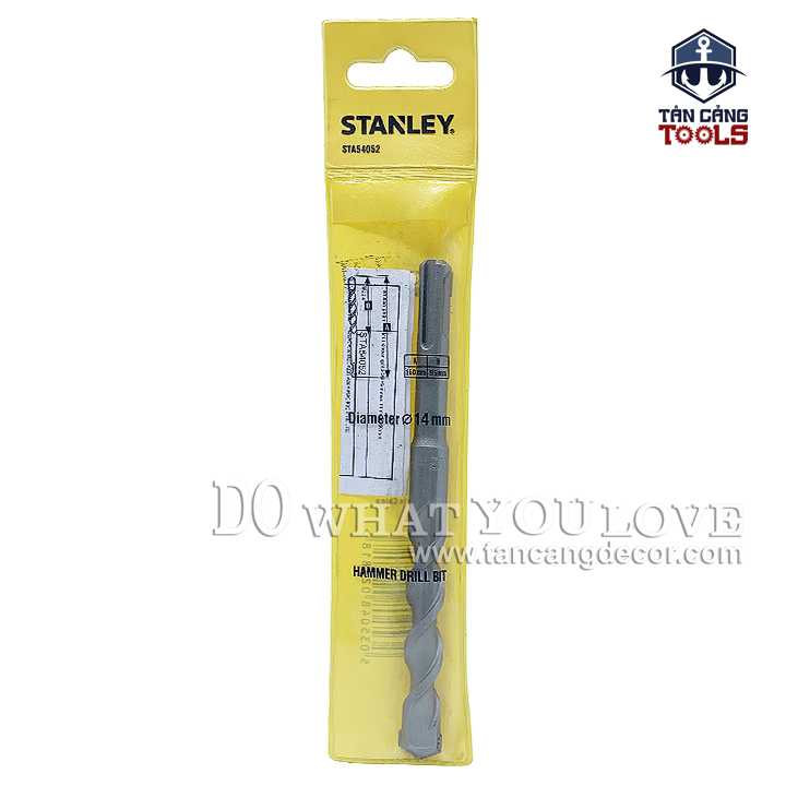 Mũi Khoan Bê Tông Gài SDS 14 mm x160 mm Stanley STA54052 - Ảnh 3