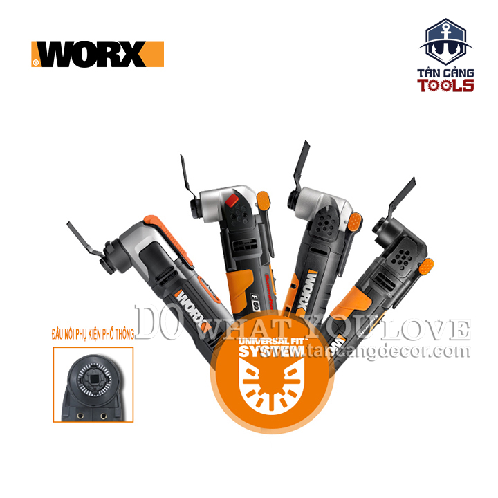 Combo 4 Lưỡi Cắt Rung Đa Nẵng Worx SoniCrafter WA5092 - Ảnh 3