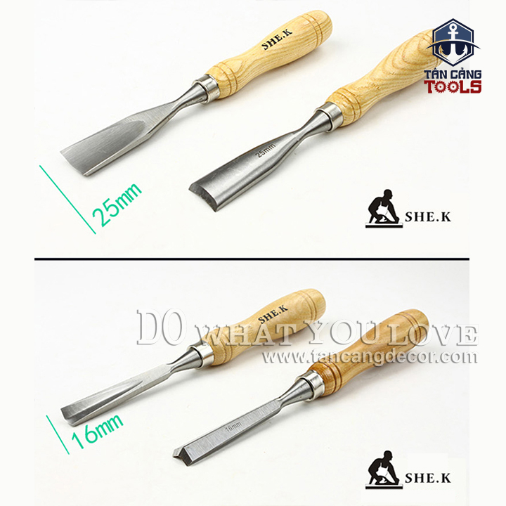 Bộ 12 Dao Tiện, Khắc Gỗ Hợp Kim SHEK - Ảnh 14