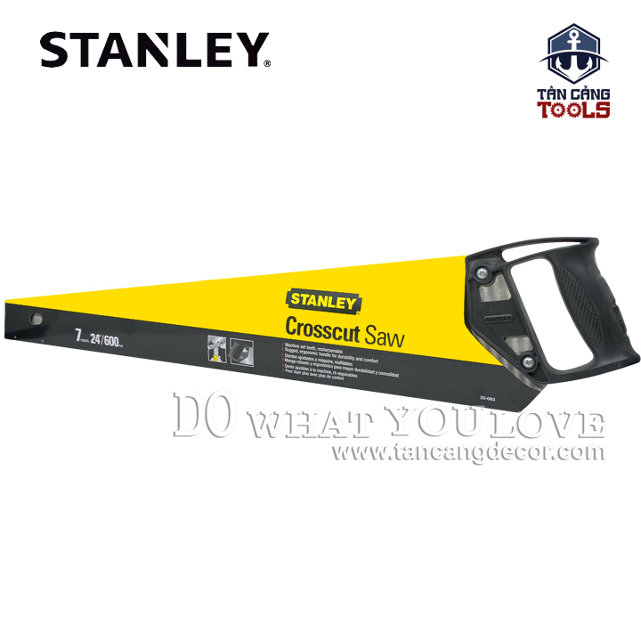 Cưa Gỗ Hình Lá Liễu 600 mm Stanley 20-083-23 - Ảnh 2