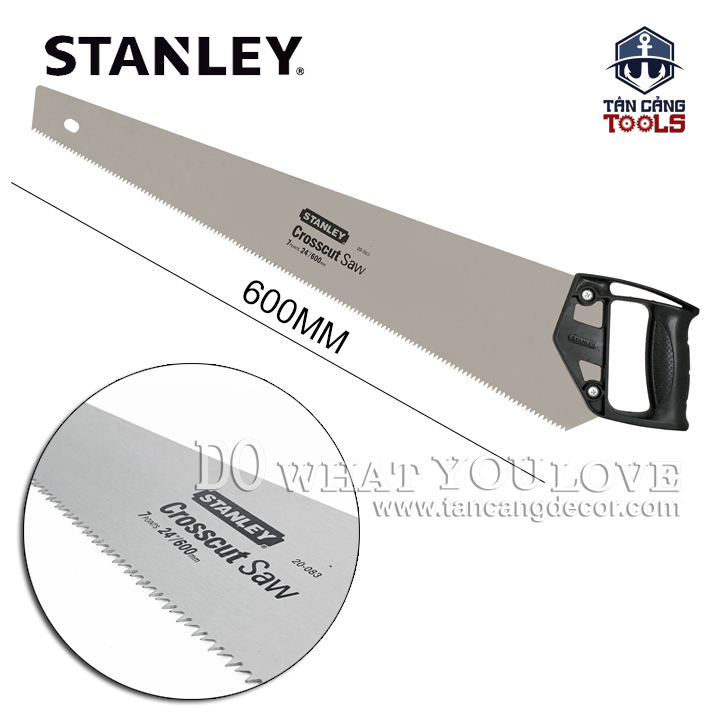 Cưa Gỗ Hình Lá Liễu 600 mm Stanley 20-083-23 - Ảnh 3