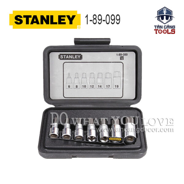 Bộ Đầu Tuýp 1-2 Inches Đầu Vít Lục Giác 7 Chi Tiết Stanley 89-099-1