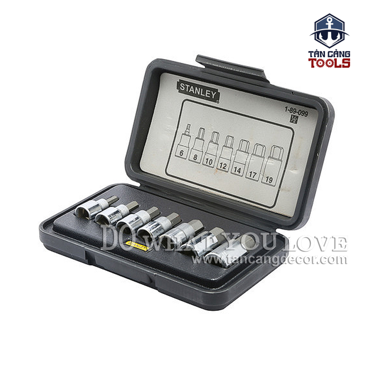 Bộ Đầu Tuýp 1-2 Inches Đầu Vít Lục Giác 7 Chi Tiết Stanley 89-099-1 - Ảnh 3