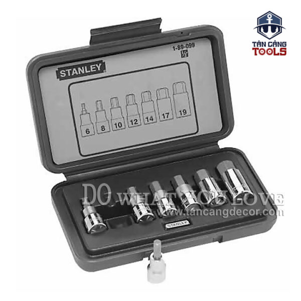 Alternative view of Bộ Đầu Tuýp 1-2 Inches Đầu Vít Lục Giác 7 Chi Tiết Stanley 89-099-1