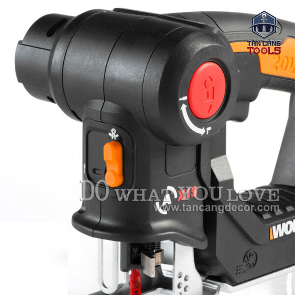 Combo Máy Cưa Lọng, Cưa Kiếm Pin Đa Năng Worx WX550 ( Thân Máy, 1 Pin 2.0Ah, 1 Sạc ) - Ảnh 3