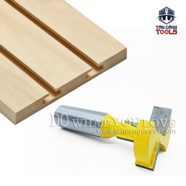 Alternative view of Mũi Router Tạo Rãnh T 8 mm Cốt 12.7 mm